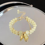 Female Link Chain Bracelet Hypoallergenic Peanut Bangle Jewelry