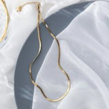 Female Snake Bone Neck Chain Necklace for Women