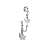 Women's Cold Wind Butterfly Punk Ear Studs Earrings