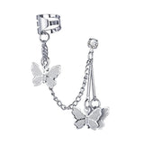 Women's Cold Wind Butterfly Punk Ear Studs Earrings