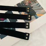 Female Metal Chain Elastic Waistband Fine Cummerbund Cinch Belt for Women Dress