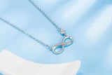 925 Silver Infinite Love Pendant Necklace for Women