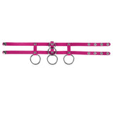 Female Punk Ring Pendant O-Ring Choker Collar Necklace