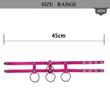 Female Punk Ring Pendant O-Ring Choker Collar Necklace