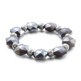 Women's Stainless Steel Resin Beads Bracelet