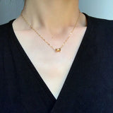 Stainless Steel Chain Choker Slim Waist Pendant Necklace