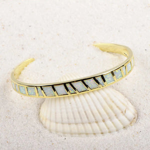 Stunning Fire Opal Cuff Bracelet for Women