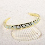 Stunning Fire Opal Cuff Bracelet for Women