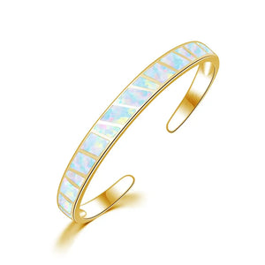 Stunning Fire Opal Cuff Bracelet for Women