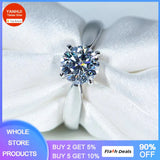 Round Cut Zircon Tibetan Silver Engagement Wedding Band