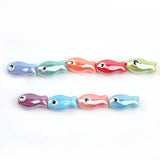 Fish Ceramic Beads for Jewelry Making Diy Hand Big Hole Loose Porcelain Bead