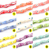 Fish Ceramic Beads for Jewelry Making Diy Hand Big Hole Loose Porcelain Bead