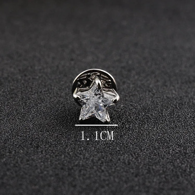 5-Pointed Star Small Brooch Pentagram Badge Pin