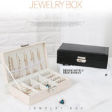 Flannel Square Jewelry Box Makeup Organizer Storage Box