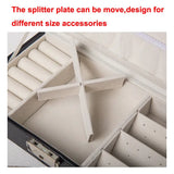Flannel Square Jewelry Box Makeup Organizer Storage Box