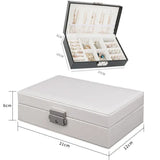 Flannel Square Jewelry Box Makeup Organizer Storage Box