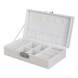 Flannel Square Jewelry Box Makeup Organizer Storage Box