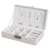 Flannel Square Jewelry Box Makeup Organizer Storage Box