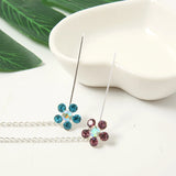 Crystal Glitter Hijab Pins Chain Brooch 12 Pcs/lot