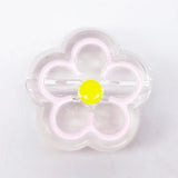 Enamel Flower Acrylic Beads Hair Jewelry Accessory 10 Pieces