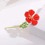 Flower Enamel Pin Women's Brooch Bouquet Jewelry Gift