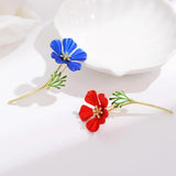 Flower Enamel Pin Women's Brooch Bouquet Jewelry Gift