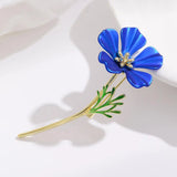 Flower Enamel Pin Women's Brooch Bouquet Jewelry Gift