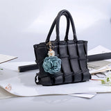 Flower Keychains For Girls Women Bag Charm Pendant Lady Couple Bag Keyrings