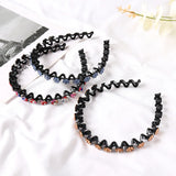 Rhinestone Flower Headband for Women - Crystal Bow Hair Accessory