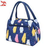 Portable Waterproof Oxford Thermal Lunch Bag Cartoon Picnic Tote