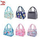 Portable Waterproof Oxford Thermal Lunch Bag Cartoon Picnic Tote