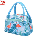 Portable Waterproof Oxford Thermal Lunch Bag Cartoon Picnic Tote