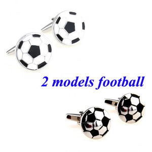 Football Cufflink Cuff Link 1 Pair Big Sale