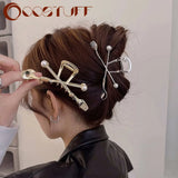 Silver Hair Claw Goth Hair Accessoires