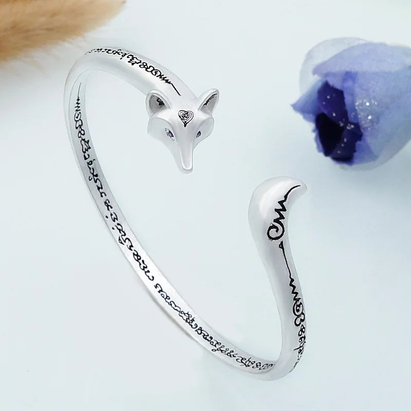 Fox Open Bracelet Birthday Party Gift Summer Jewelry