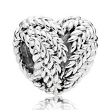 925 Silver Bee Happy Honeycomb Family Tree Dragonfly Heart Charm Bracelet Beads