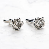 French Metal Knots Cufflinks for Party Suit Shirt Mens Jewelry