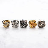 French Metal Knots Cufflinks for Party Suit Shirt Mens Jewelry