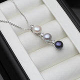 Freshwater Natural Pearl Pendant Necklace for Women