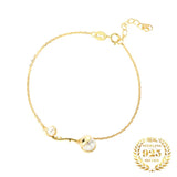 Freshwater Pearl Bracelet Women 18k Plated Jewelry Sterling Silver 925