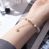 Freshwater Pearl Bracelet 925 Silver Jewelry Wedding Party Gift