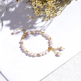 Freshwater Pearl Bracelet 925 Silver Jewelry Wedding Party Gift