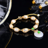 Freshwater Pearl Bracelet with Pendant Women Gift