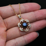 Gold Plated Freshwater Pearl Necklace Pendant