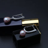 Freshwater Pearl earrings for Women natural pearl jewelry wedding party love