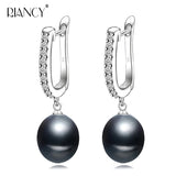 Freshwater Pearl earrings for Women natural pearl jewelry wedding party love