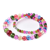 Tourmaline Rainbow Crystal Necklace