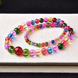 Tourmaline Rainbow Crystal Necklace