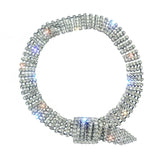 Rhinestone Choker Necklace for Women Statement Jewelry Party Gift
