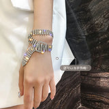 Rhinestone Choker Necklace for Women Statement Jewelry Party Gift